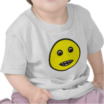 beissender smilie biting t-shirts