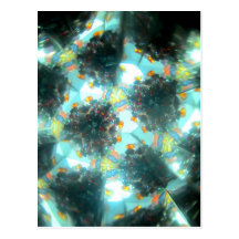 Bejeweled Kaleidescope for December Post Card