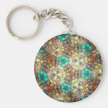Bejeweled Kaleidescope for November Keychain
