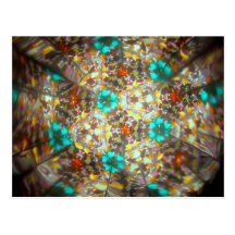 Bejeweled Kaleidescope for November Postcard