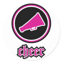 Beka Cheerleading Round Sticker