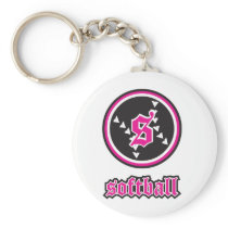 Beka Softball Key Chain