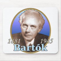 Bela Bartok Mouse Pads
