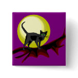 Bela Black Cat buttons