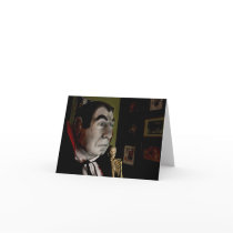 Bela Lugosi Mask Card
