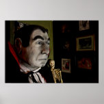 Bela Lugosi Mask Poster
