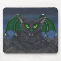 Bela Vampire Cat Gothic Fantasy Art Mousepad