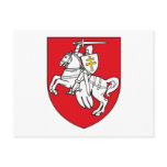 Belarus Coat of Arms Postcard