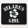 Belarus Pink Girl Mouse Pads