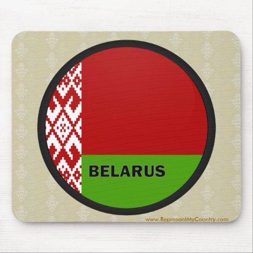 Belarus Roundel quality Flag Mouse Mats