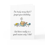Belated Birthday cards