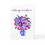 Belated Birthday Card - Flower Power