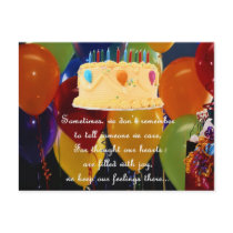 BELATED BIRTHDAY POST CARDS