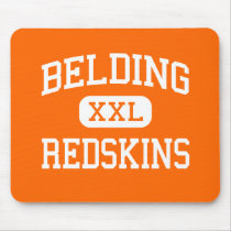 Belding - Redskins - High - Belding Michigan Mouse Mat