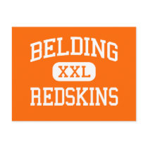 Belding - Redskins - High - Belding Michigan Postcards