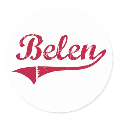 Belen New Mexico Classic Design Round Sticker by cityshirt