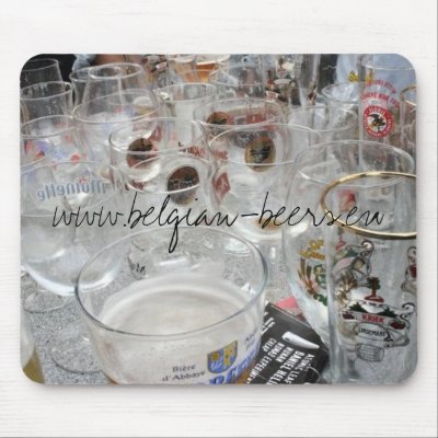 Belgian Beers Mousepad by AndreeaBxl