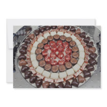 Belgian chocolates personalized announcements