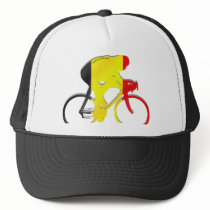Belgian Cyclists from Belgium Bicyle Gear Mesh Hat
