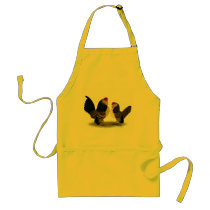 Belgian d'Anvers Bantams:  Quail Apron