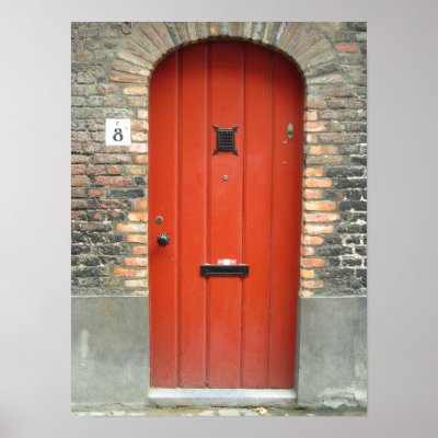 Belgian door canvas print by alliesun98
