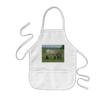 Belgian Draught   Horse-colour grey grazing Apron