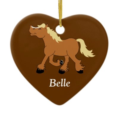 BELGIAN Draught   Horse Custom Ornament by horseshop