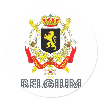 Belgian Emblem Stickers by FlagStore