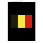 Belgian Flag T-shirts and Gifts Greeting Cards