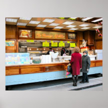 Belgian food trailer, great fast food! posters