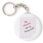 Belgian Malinois Ate My Homework Keychain