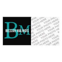 Belgian Malinois Breed Monogram Design