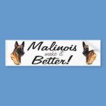 Belgian Malinois bumper sticker bumper stickers