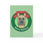 Belgian Malinois Christmas cards