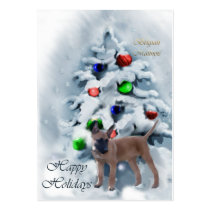 Belgian Malinois Christmas Gifts Business Card