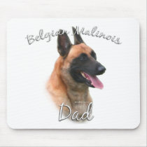 Belgian Malinois Dad 2 Mouse Pads