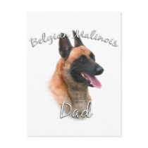 Belgian Malinois Dad 2 Postcards