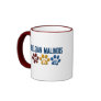 BELGIAN MALINOIS DAD Paw Print Mug