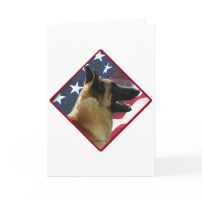 Belgian Malinois Flag 2 by GreyWolfCreation