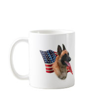 Belgian Malinois Flag Mugs