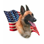 Belgian Malinois Flag t-shirts