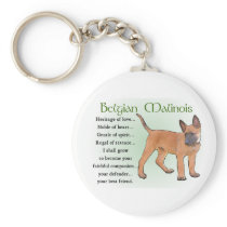 Belgian Malinois Gifts Keychain