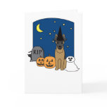 Belgian Malinois Halloween Cards