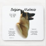 Belgian Malinois History Design mousepads