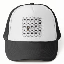 Belgian Malinois in the Sheep Trucker Hats