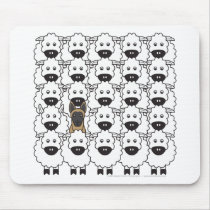 Belgian Malinois in the Sheep Mouse Mat