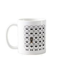Belgian Malinois in the Sheep Coffee Mugs