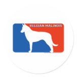 Belgian Malinois Major League Dog Sticker