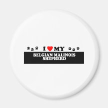 BELGIAN MALINOIS SHEHERD_ MAGNETS