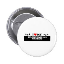 BELGIAN MALINOIS SHEHERD_ PINBACK BUTTON